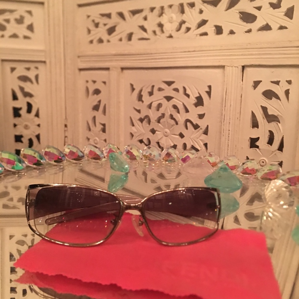 Fendi Silver/Purple Sunglasses